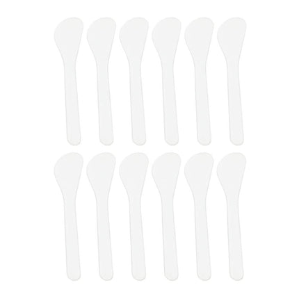 Plastikinė mentelė kaukėm tepti L132, 1 vnt. 12,2 x 2,6 cm