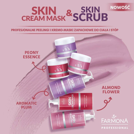 FARMONA SKIN SCRUB bijūnų esencijos kūno ir pėdų šveitiklis, 500 g - Beauty Kit