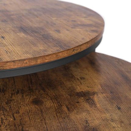 FIGO MAX kavos staliukų rinkinys, ąžuolo/juodos spalvos - Beauty Kit