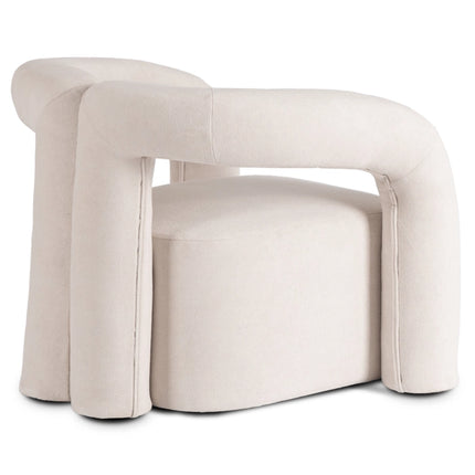 Fotelis BRAZIL, kreminis