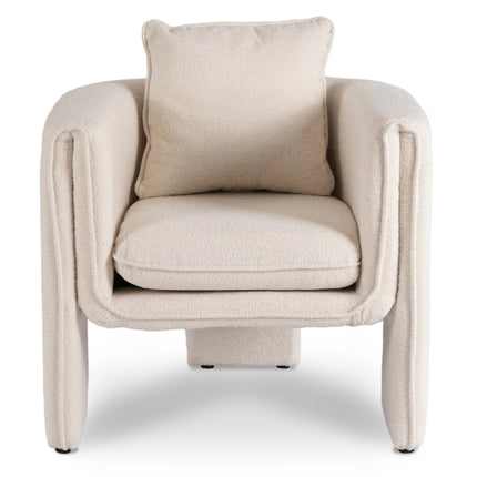 Fotelis GALA, smėlio spalvos