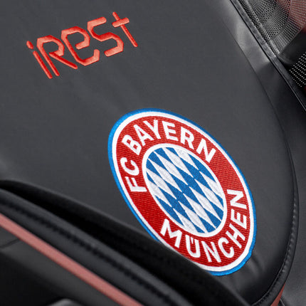 Masažinis krėslas iRest DUAL CORE V8 FC BAYERN, juodos/raudonos spalvos – 11
