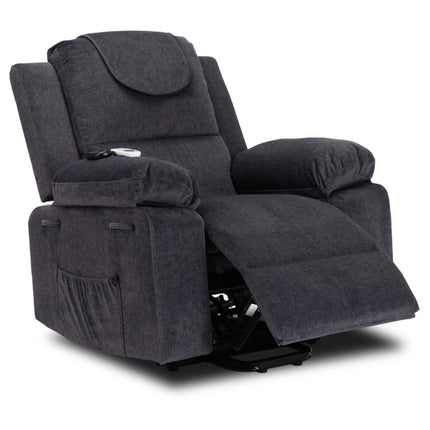 Masažinis fotelis FENIX su pakėlimo funkcija, išskleidžiamas