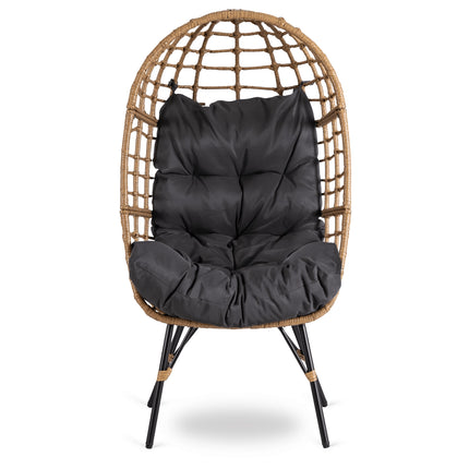 Sodo poilsio krėslas COCOON MADISON – pilkas, boho stilius