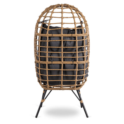 Sodo poilsio krėslas COCOON MADISON – pilkas, boho stilius