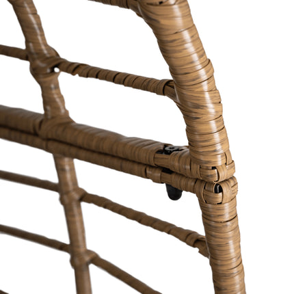 Sodo poilsio krėslas COCOON MADISON – pilkas, boho stilius