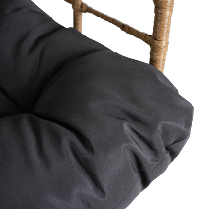 Sodo poilsio krėslas COCOON MADISON – pilkas, boho stilius