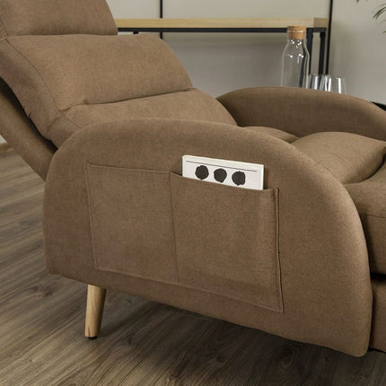 Fotelis su pakoju HENRY, rudas - Beauty Kit