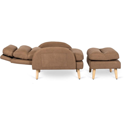 Fotelis su pakoju HENRY, rudas - Beauty Kit