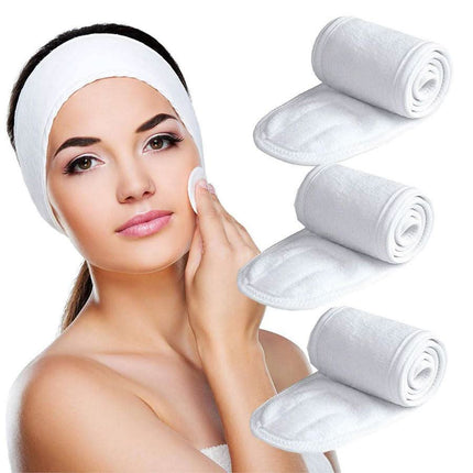 Frotinė galvos juosta, balta - Beauty Kit