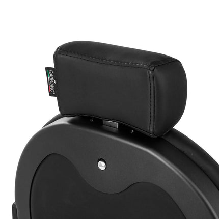 GABBIANO barberio kėdė NICCOLO, juodos spalvos be sagų - Beauty Kit