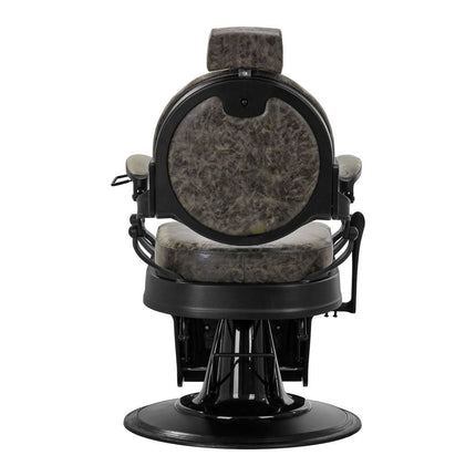 GABBIANO barberio kėdė PRESIDENT OLD LEATHER, žalia - Beauty Kit