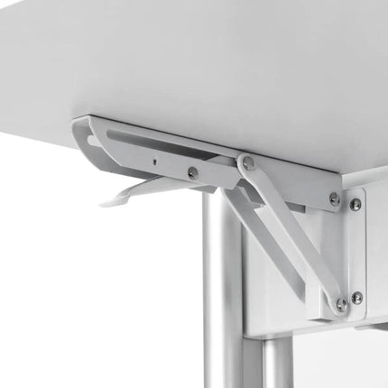 GABBIANO dvipusė kirpyklos konsolė MI-03, balta - Beauty Kit