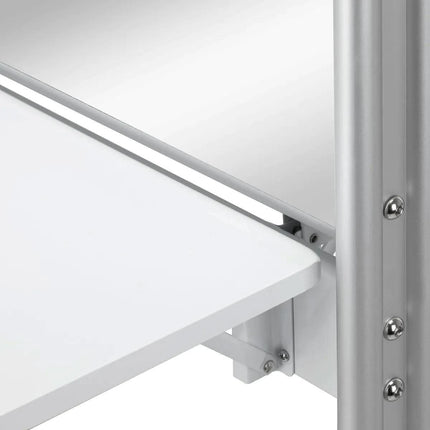 GABBIANO dvipusė kirpyklos konsolė MI-03, balta - Beauty Kit