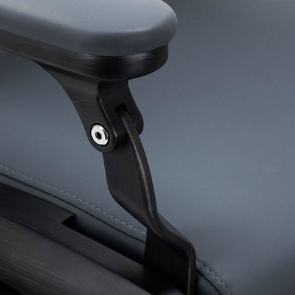 Gabbiano Francesco grafito spalvos barzdaskučio kėdė su juodu šlifuoto metalo rėmu - Beauty Kit