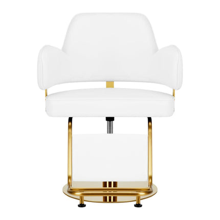 GABBIANO kirpyklos kėdė LINZ NQ, baltai auksinė - Beauty Kit