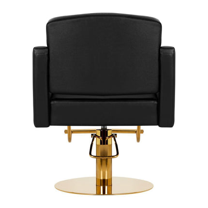 GABBIANO kirpyklos kėdė TURYN, juodai auksinė - Beauty Kit