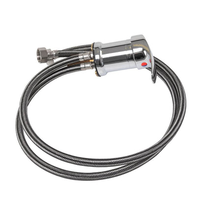 GABBIANO kirpyklos maišytuvas su dvejais dušiukais Waterfall - Beauty Kit