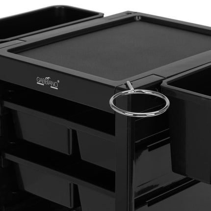 GABBIANO kirpyklos vežimėlis 68B, juodas - Beauty Kit