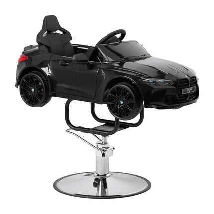 GABBIANO vaikiška kirpyklos kėdė BMW, juoda