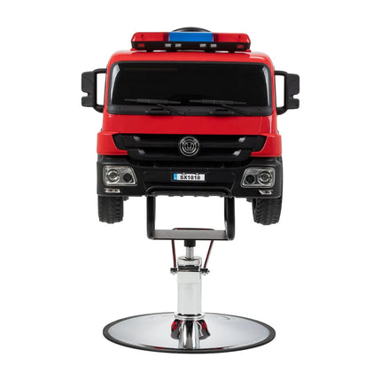 GABBIANO vaikiška kirpyklos kėdė Firetruck, raudona – kitas vaizdas