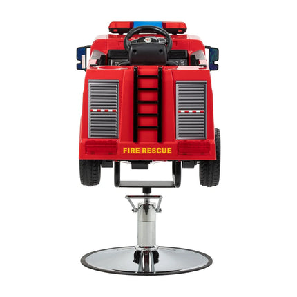 GABBIANO vaikiška kirpyklos kėdė Firetruck, raudona – nuotrauka 5