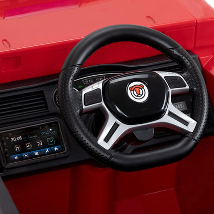 GABBIANO vaikiška kirpyklos kėdė Firetruck, raudona – nuotrauka 6