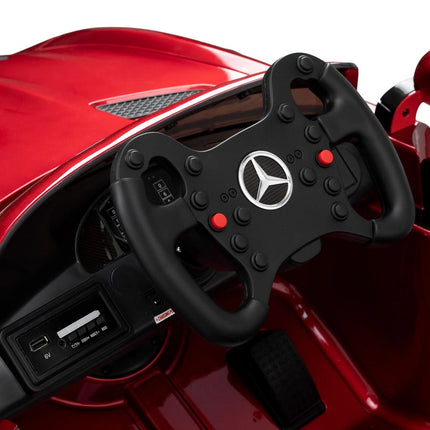 GABBIANO vaikiška kirpyklos kėdė Mercedes, raudona – nuotrauka 10
