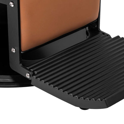 Gabbiano Visionerio kirpėjo kėdė šviesiai ruda, juodas rėmas - Beauty Kit