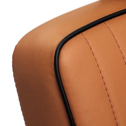 Gabbiano Visionerio kirpėjo kėdė šviesiai ruda, juodas rėmas - Beauty Kit