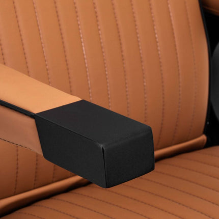 Gabbiano Visionerio kirpėjo kėdė šviesiai ruda, juodas rėmas - Beauty Kit