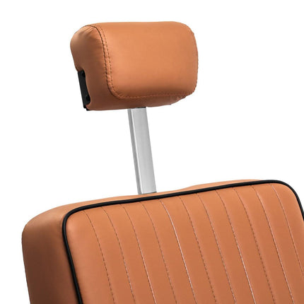 Gabbiano Visionerio kirpėjo kėdė šviesiai ruda, juodas rėmas - Beauty Kit