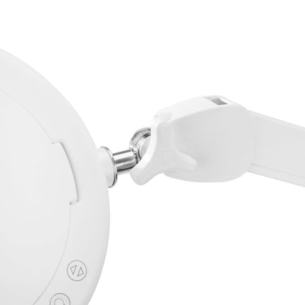 GLOW kosmetologinė lempa-lupa LED 8021, tvirtinama prie stalo ir su šviesos reguliavimu - Beauty Kit