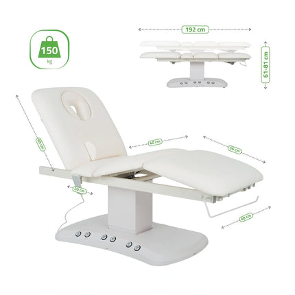 HABYS kosmetologinis gultas su šildymu Serenity PRO 4 – nuotrauka 9