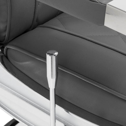 HAIR SYSTEM barberio kėdė BM88066, pilka - Beauty Kit