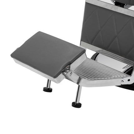 HAIR SYSTEM barberio kėdė BM88066, pilka - Beauty Kit