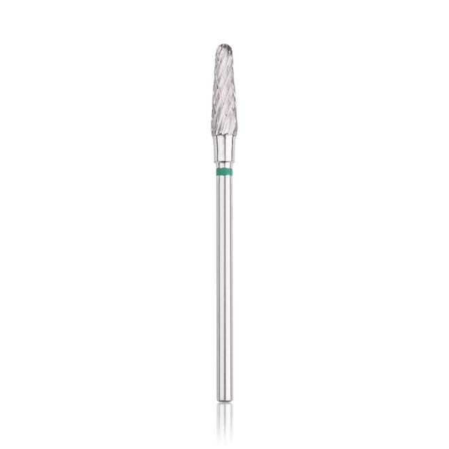 HEAD Volframo karbido antgalis Cone GREEN, Ø4.0 mm, L-13.0 mm - Beauty Kit