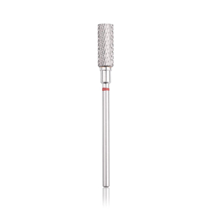 HEAD Volframo karbido antgalis Straight Cylinder RED, Ø5.0 mm, L-12.5 mm - Beauty Kit
