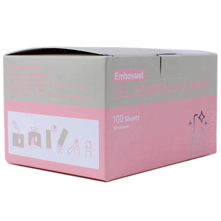 Hibridinio lako šalinimo folija – 100 vnt. - Beauty Kit