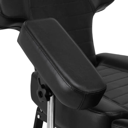 Hidraulinė tatuiruočių kėdė PRO INK 601A, juoda - Beauty Kit