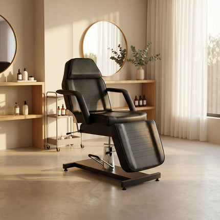 HABYS ALORA Hydraulic Beauty Chair, Black - close-up