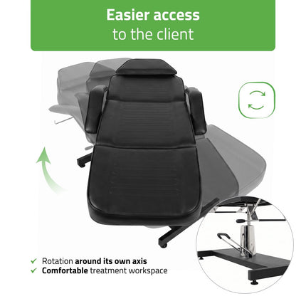 HABYS ALORA Hydraulic Beauty Chair, Black - photo 5