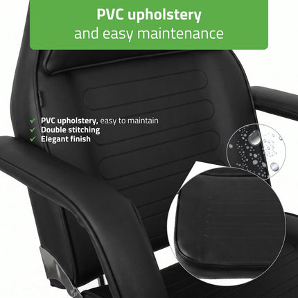 HABYS ALORA Hydraulic Beauty Chair, Black - photo 8