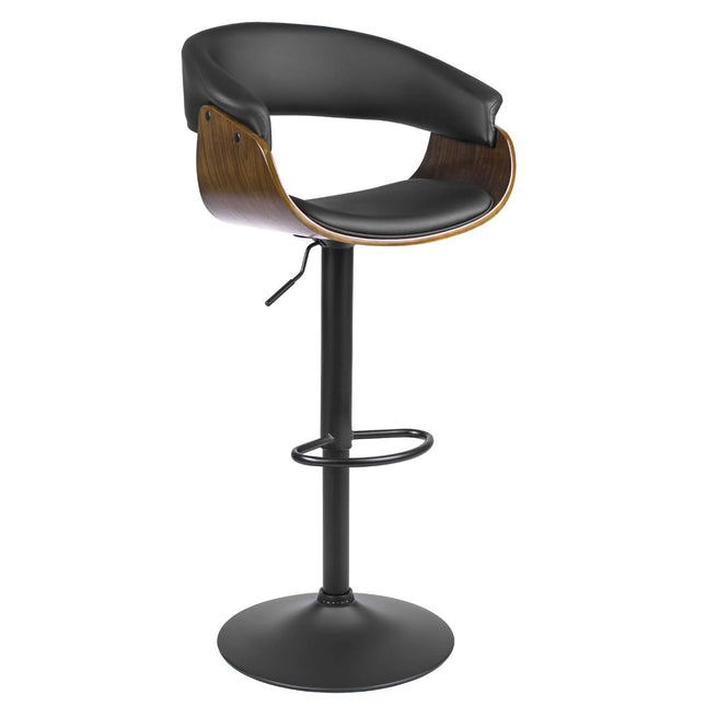 NEVADA pasukama kėdė, ekologiška oda, juoda