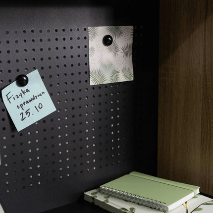 ICE stalas 138,5 cm juodas/sonoma ąžuolas - Beauty Kit