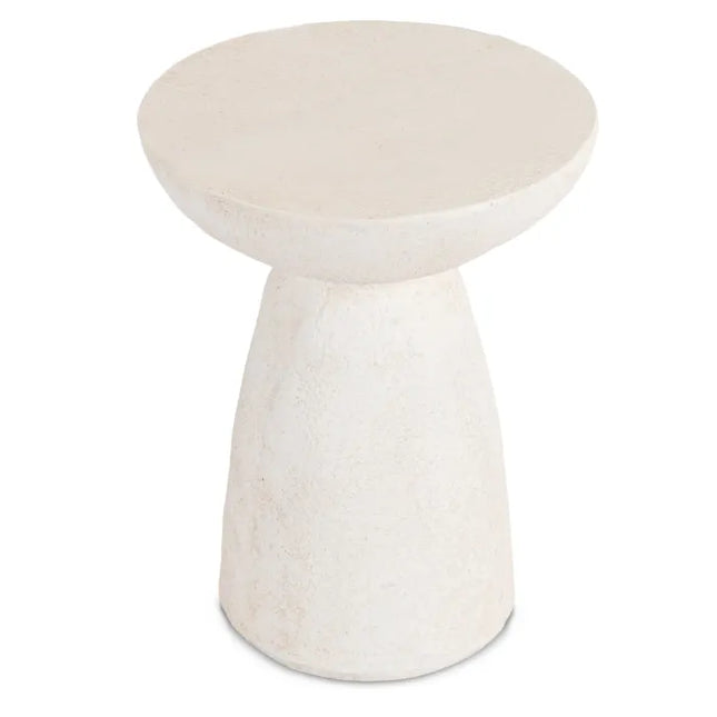 Modernus staliukas NELL 41  cm, spalva kreminė / smėlinė