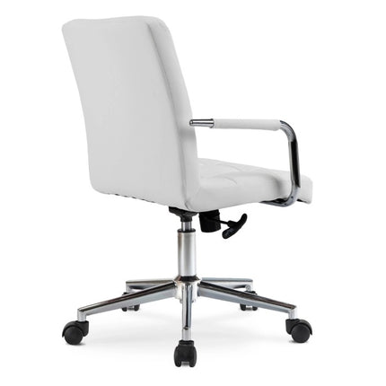 ASTRO vaikiška pasukama kėdė, balta, eko oda