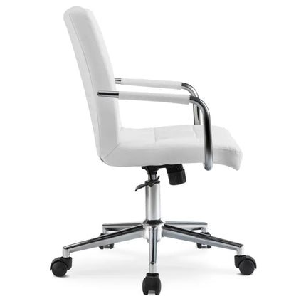 ASTRO vaikiška pasukama kėdė, balta, eko oda