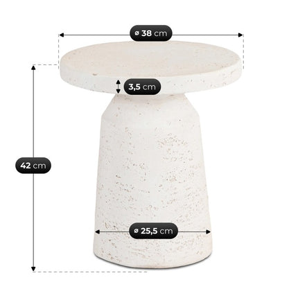 AVILA Coffee Table Set Sand, 2 pcs