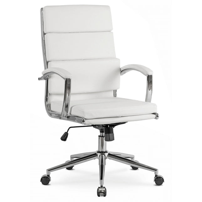 ASTRO vaikiška pasukama kėdė, balta, eko oda